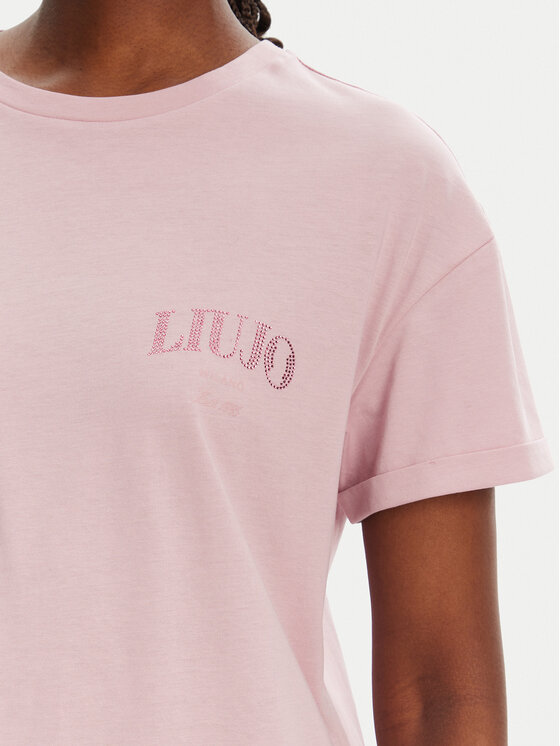 Liu Jo Liu Jo Тишърт WA5144 JS923 M9621 Розов Regular Fit