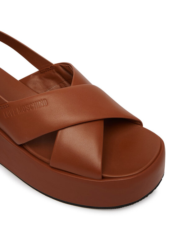 LOVE MOSCHINO LOVE MOSCHINO Sandały JA16137I0OIA0200 Brązowy