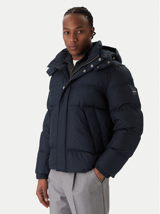 BOSS BOSS Žieminė striukė H-Corbinian5 50551599 Tamsiai mėlyna Regular Fit