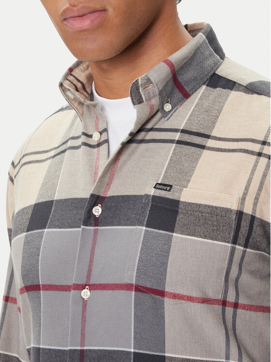 Barbour Barbour Marškiniai Edderton MSH4990TN53 Smėlio Regular Fit