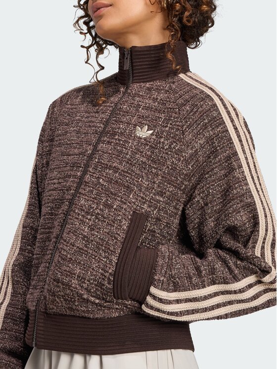adidas adidas Bluza 172286 Brązowy ciemny Loose Fit