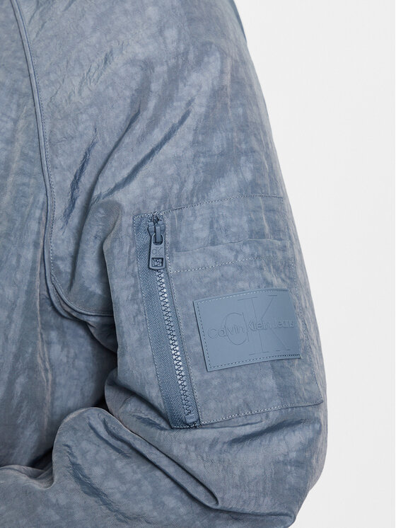 Calvin Klein Jeans Calvin Klein Jeans Μπόμπερ μπουφάν J30J322938 Γκρι Relaxed Fit
