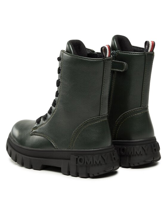 Tommy Hilfiger Tommy Hilfiger Zimske čizme T3A5-33057-1355406 M Zelena