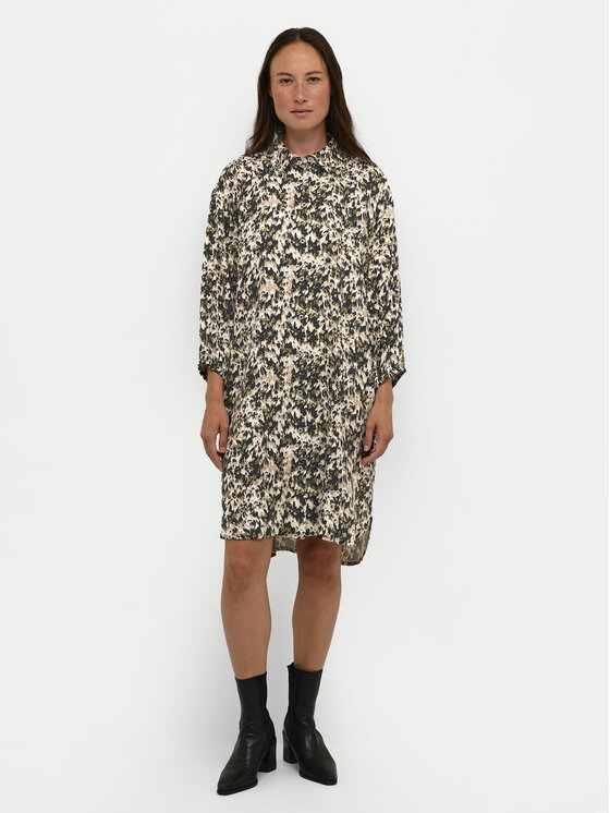 Kaffe Kaffe Haljina košulja Carmen 10508329 Šarena Loose Fit
