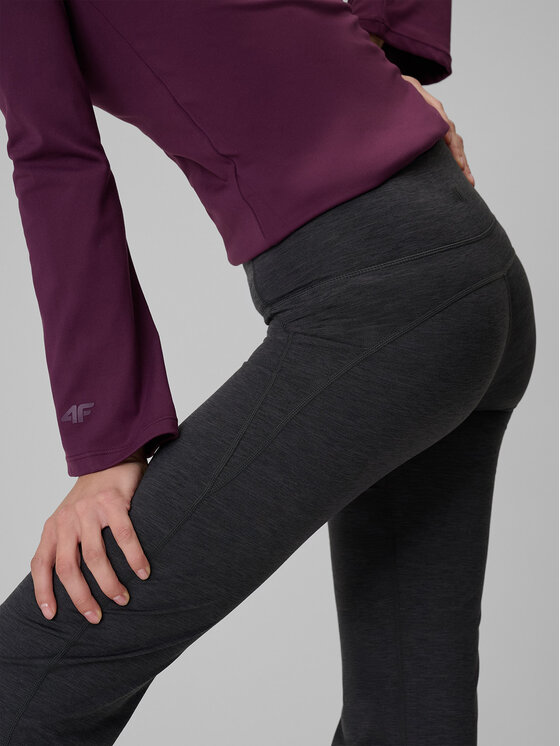 4F 4F Legginsy SELF LOVE Czarny Slim Fit