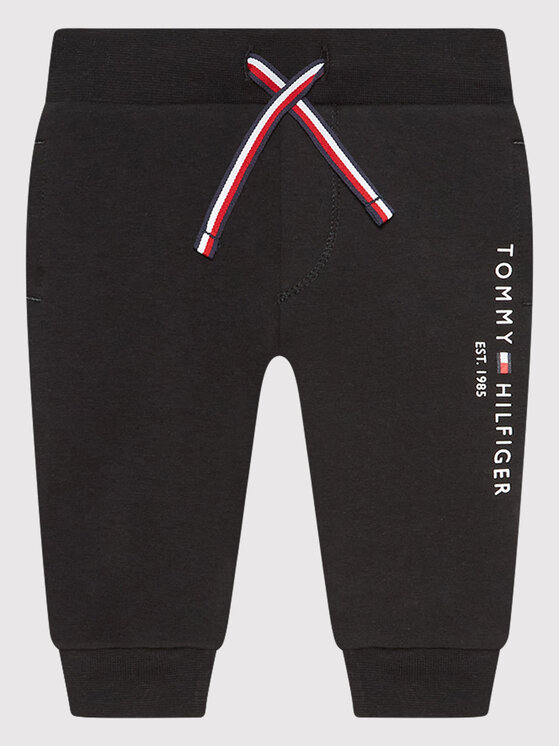 Tommy Hilfiger Tommy Hilfiger Dres Baby Essential KN0KN01485 Czarny Regular Fit