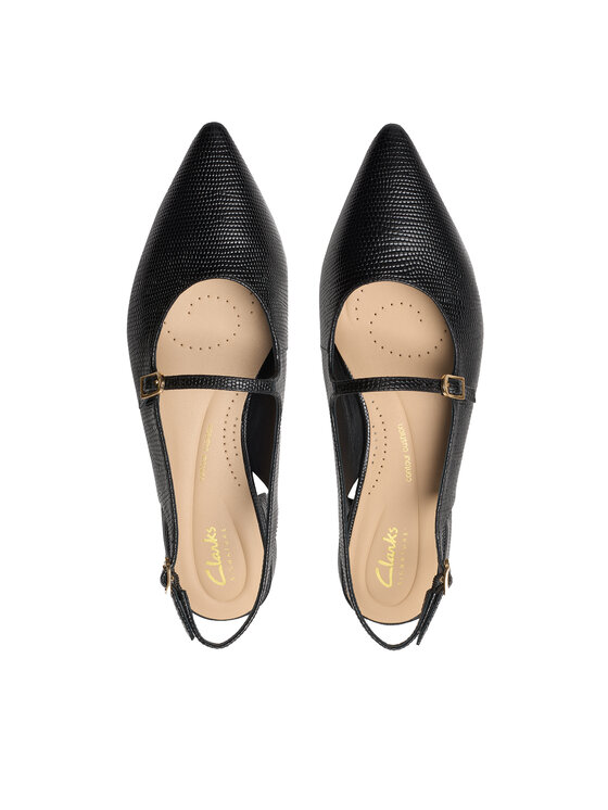 Clarks Clarks Baleríny Sensa15 Shine 26181314 Černá