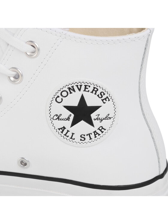 Converse Converse Plátěnky Chuck Taylor All Star Lift Clean Hi 561676C Bílá