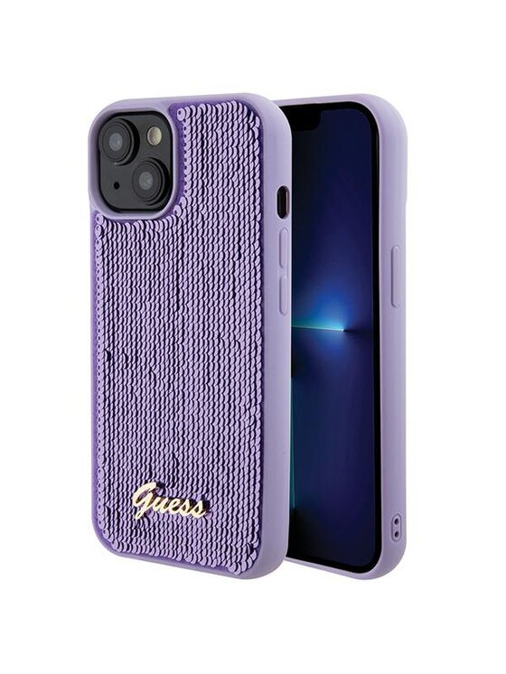 Etui na telefon Guess, Fioletowe, iPhone 15