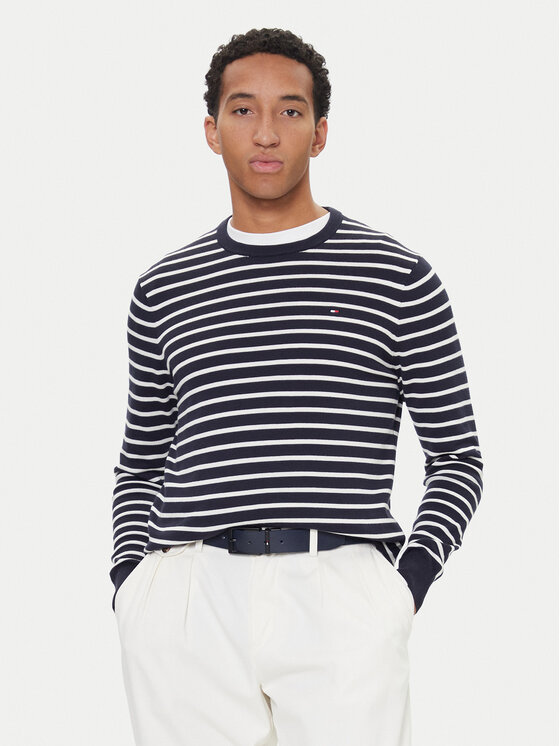 Tommy Hilfiger Tommy Hilfiger Svetr Essential Ssnl MW0MW39999 Tmavomodrá Regular Fit