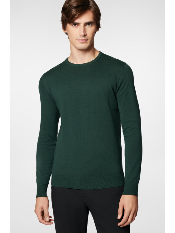 Próchnik Próchnik Sweter PM8 SW073224000010 Zielony Regular Fit