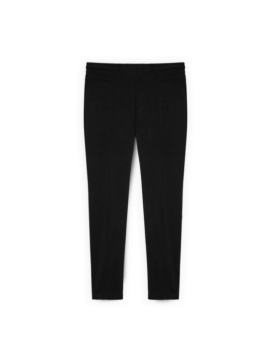 Fiorella Rubino Fiorella Rubino Pantaloni di tessuto P064L002451N033 Nero Slim Fit