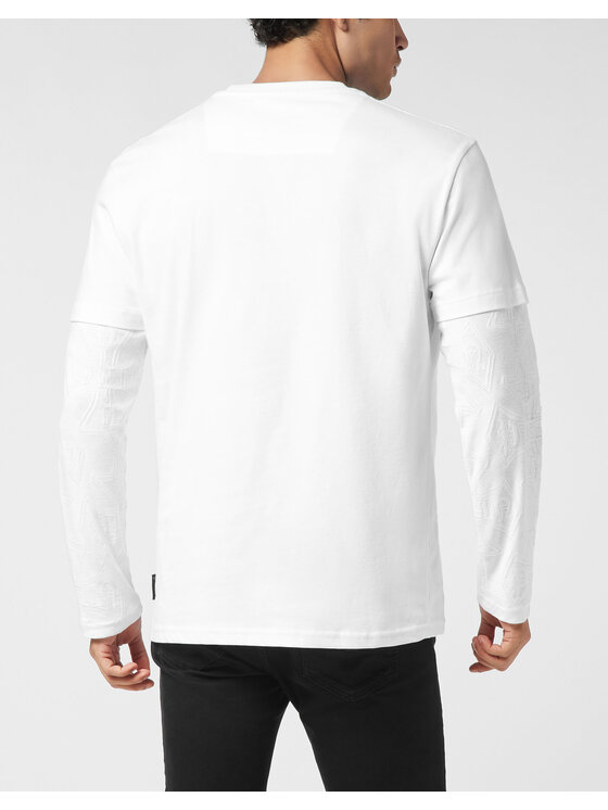 PHILIPP PLEIN PHILIPP PLEIN Tričko 26197 Biela Regular Fit
