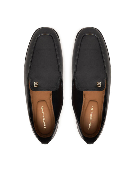 Tommy Hilfiger Tommy Hilfiger Loaferice Th Leather Loafer FW0FW09319 Crna