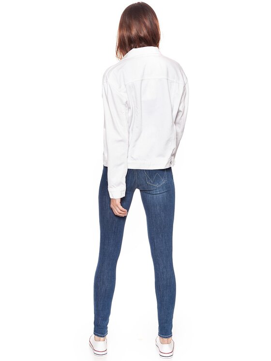 Wrangler Wrangler Giacca da donna RETRO JACKET Bianco Regular Fit