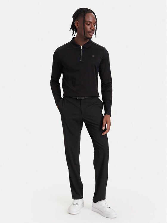 KARL LAGERFELD KARL LAGERFELD Polo 745002 564200 Czarny Regular Fit