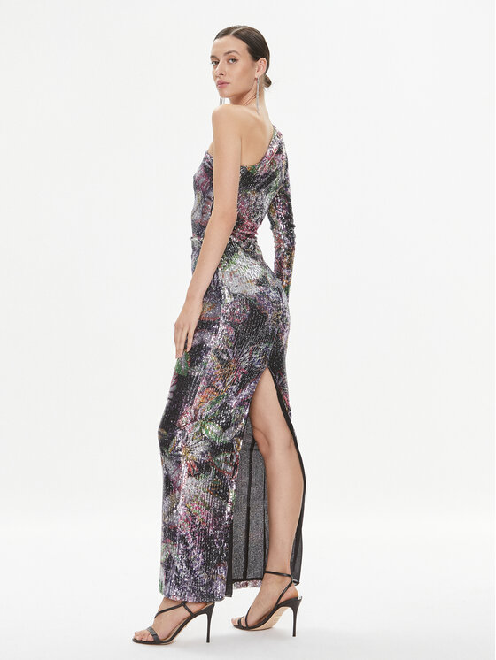 Just Cavalli Just Cavalli Večerní šaty 75PAO946 Barevná Slim Fit
