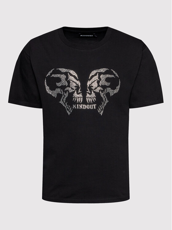 Mindout Mindout T-särk Unisex Rage Must Oversize
