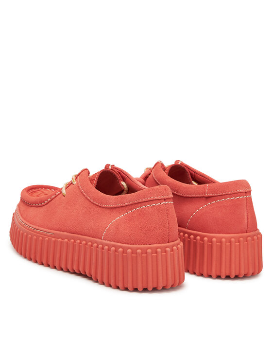 Clarks Clarks Pusbačiai Torhill Bee 26181187 Koralų