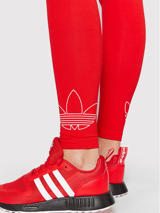 Adidas legging rouge best sale