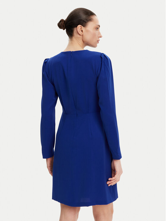 DKNY DKNY Sukienka koktajlowa DD4JGD35 Niebieski Regular Fit