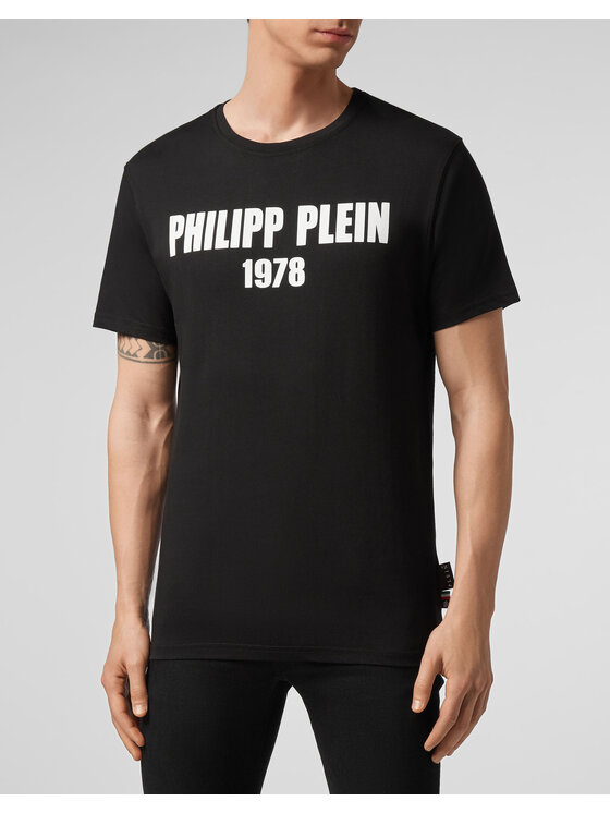 PHILIPP PLEIN PHILIPP PLEIN T-shirt 22943 Nero Regular Fit