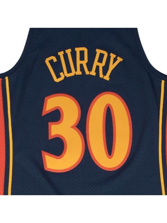 Mitchell & Ness Mitchell & Ness Tank top Golden State Warriors Steph Curry Granatowy Standard Fit