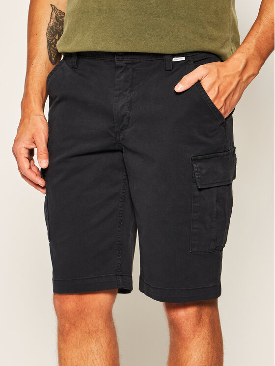 Pantaloncini di tessuto K10K105316 Blu scuro