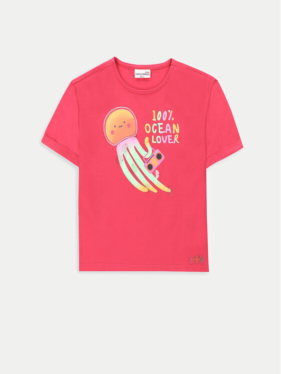 Coccodrillo Tricou WC4143202OWK Roz Regular Fit