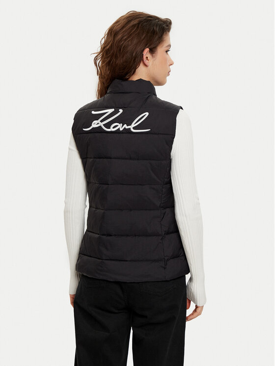 KARL LAGERFELD KARL LAGERFELD Ujjatlan 246W1512 Fekete Slim Fit