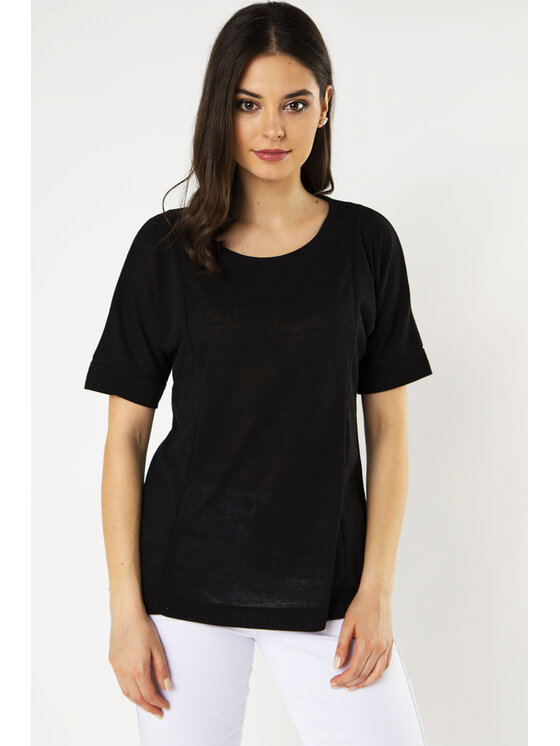 QUIOSQUE QUIOSQUE Halenka 22-TD-BS8 Černá Regular Fit