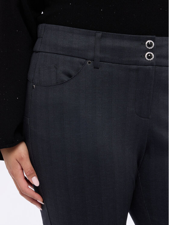 Fiorella Rubino Fiorella Rubino Pantaloni di tessuto P849L002261N013 Grigio Regular Fit