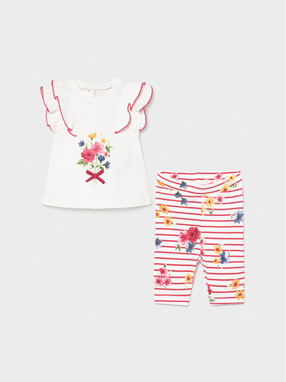 Completo maglietta e leggings 1797 Bianco Regular