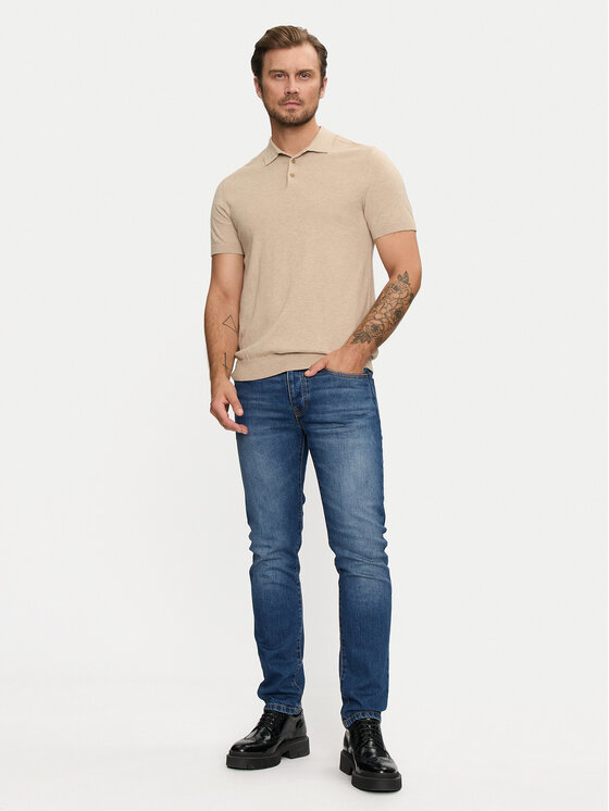 United Colors Of Benetton United Colors Of Benetton Дънки 4MCP57BC8 Тъмносин Slim Fit