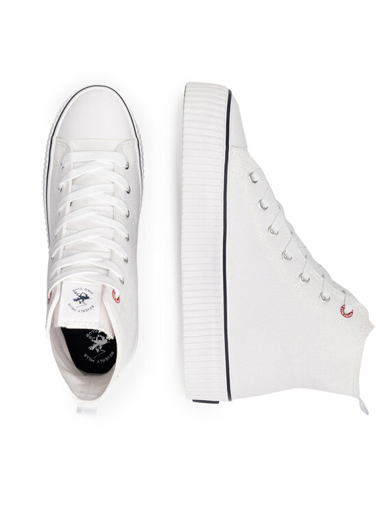 Beverly Hills Polo Club Beverly Hills Polo Club Sneakers aus Stoff BHPC026M Weiß