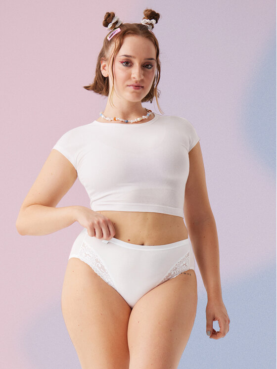 Sloggi Sloggi Culotte classiche Romance 10031895 Bianco