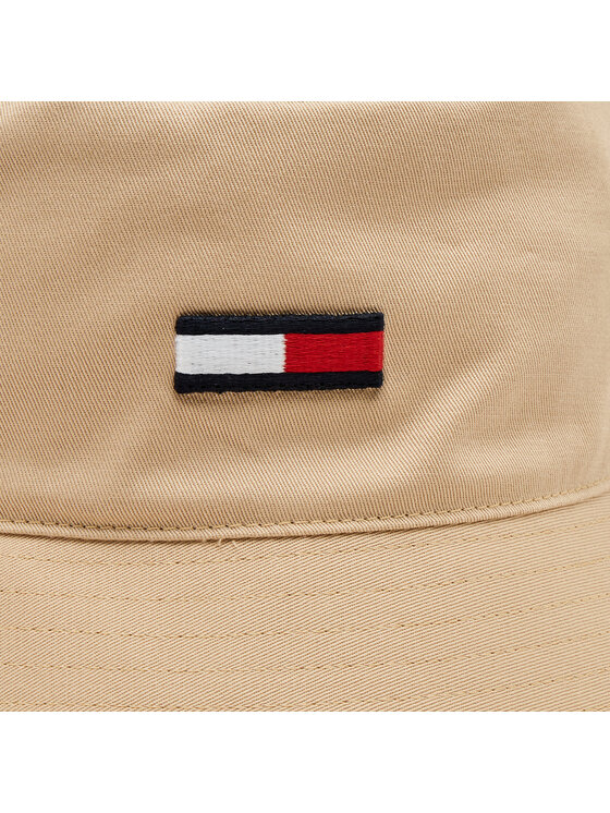 Tommy Jeans Tommy Jeans Klobúk Tjm Elongated Flag Bucket Hat AM0AM11697 Béžová