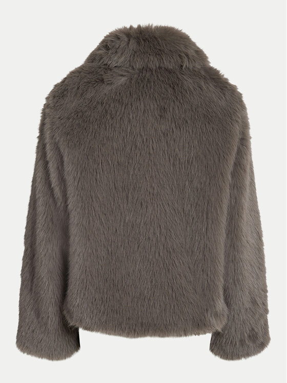Noisy May Noisy May Pelzmantel Evie 27031886 Grau Regular Fit