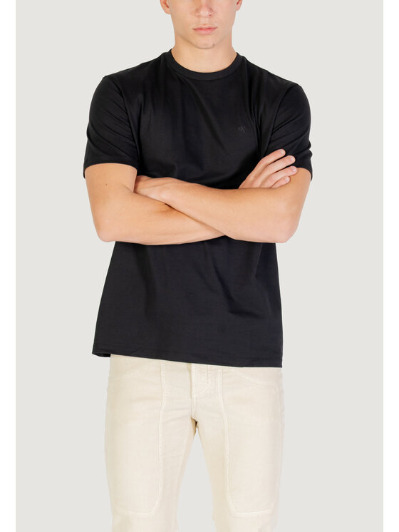 Calvin Klein Jeans Calvin Klein Jeans Тишърт SS CLASSIC MONOGRAM Черен Classic Fit