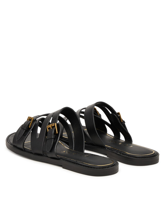 Guess Guess Şlapi FLJGRY LEA03 Negru
