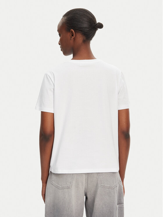 TWINSET TWINSET Tricou 251TT2042 Alb Regular Fit