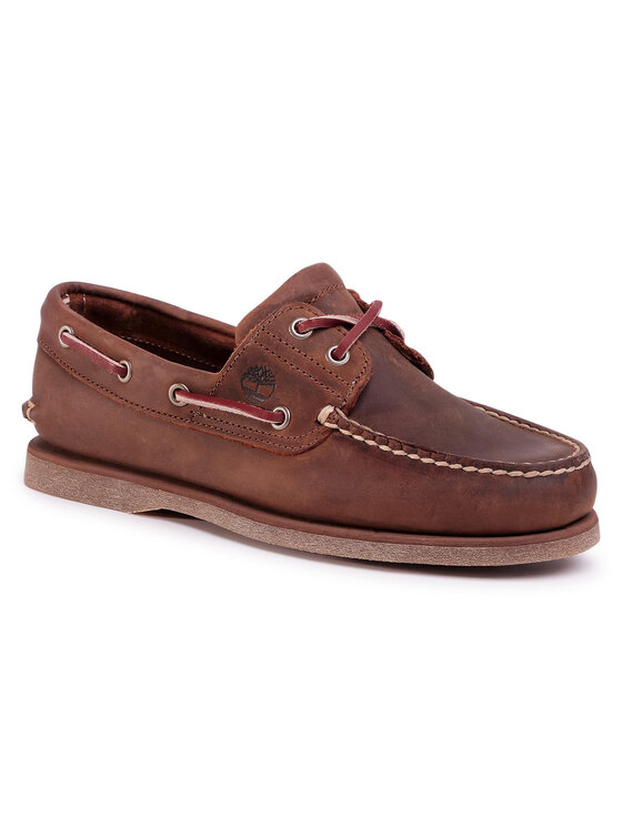 Mokasyny Timberland, Rozmiar 42, Brązowe, Classic Boat 2 Eye TB01001R2141