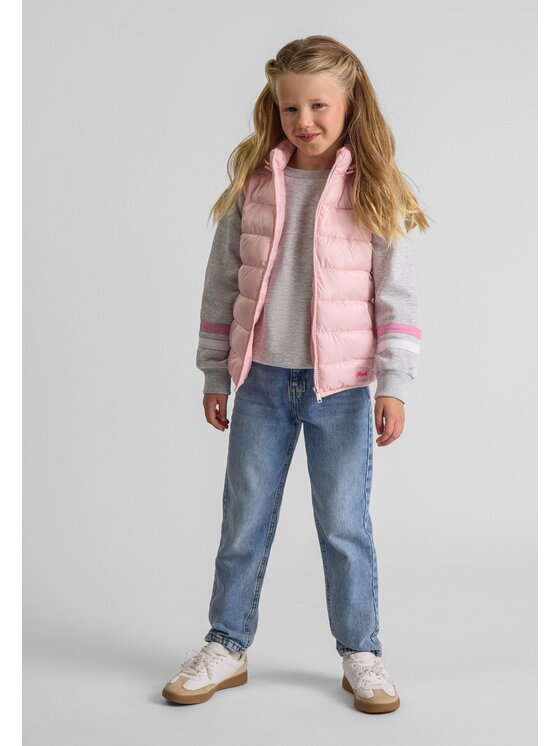 MINOTI MINOTI Kamizelka 18GILET 1 Różowy Regular Fit