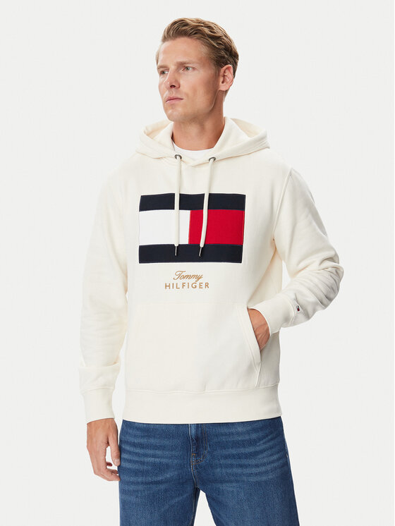 Tommy Hilfiger Tommy Hilfiger Jopa Gifting Flag MW0MW45189 Kremna Regular Fit