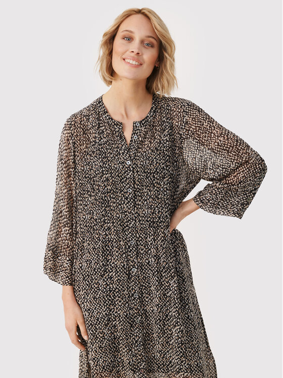 Part Two Part Two Hemdkleid Oliva 30306964 Braun Regular Fit