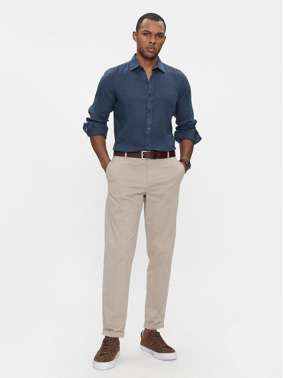 Paul&Shark Paul&Shark Košeľa 24413322 Tmavomodrá Slim Fit