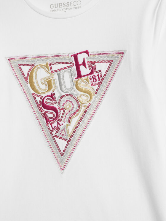 Guess Guess Blúzka J5BI13 J1314 Biela Regular Fit