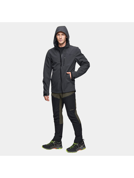 Alpinus Alpinus Kurtka softshell Roignais Czarny Regular Fit