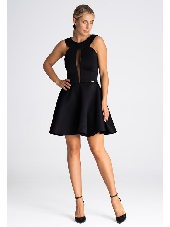 FIGL FIGLFIGL Vestito M973 Nero Regular Fit