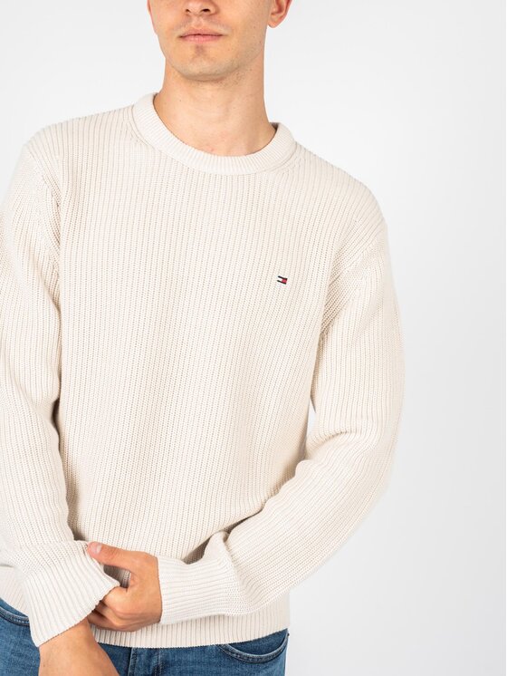 Tommy Hilfiger Tommy Hilfiger Maglione MW0MW21303 Écru Regular Fit